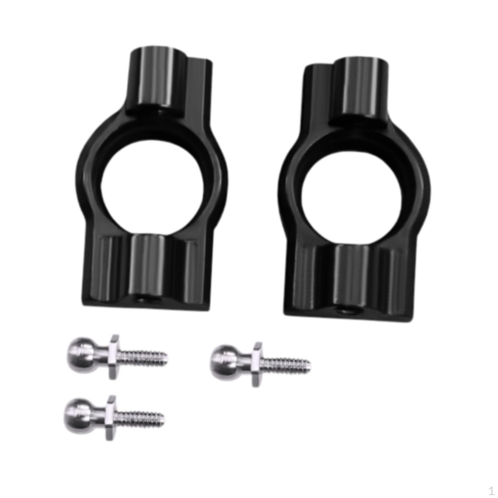 

RC Caster Blocks 1:24 Professional Direct Replaces Upgrades Parts Front for Car Vehicles Crawler чорний