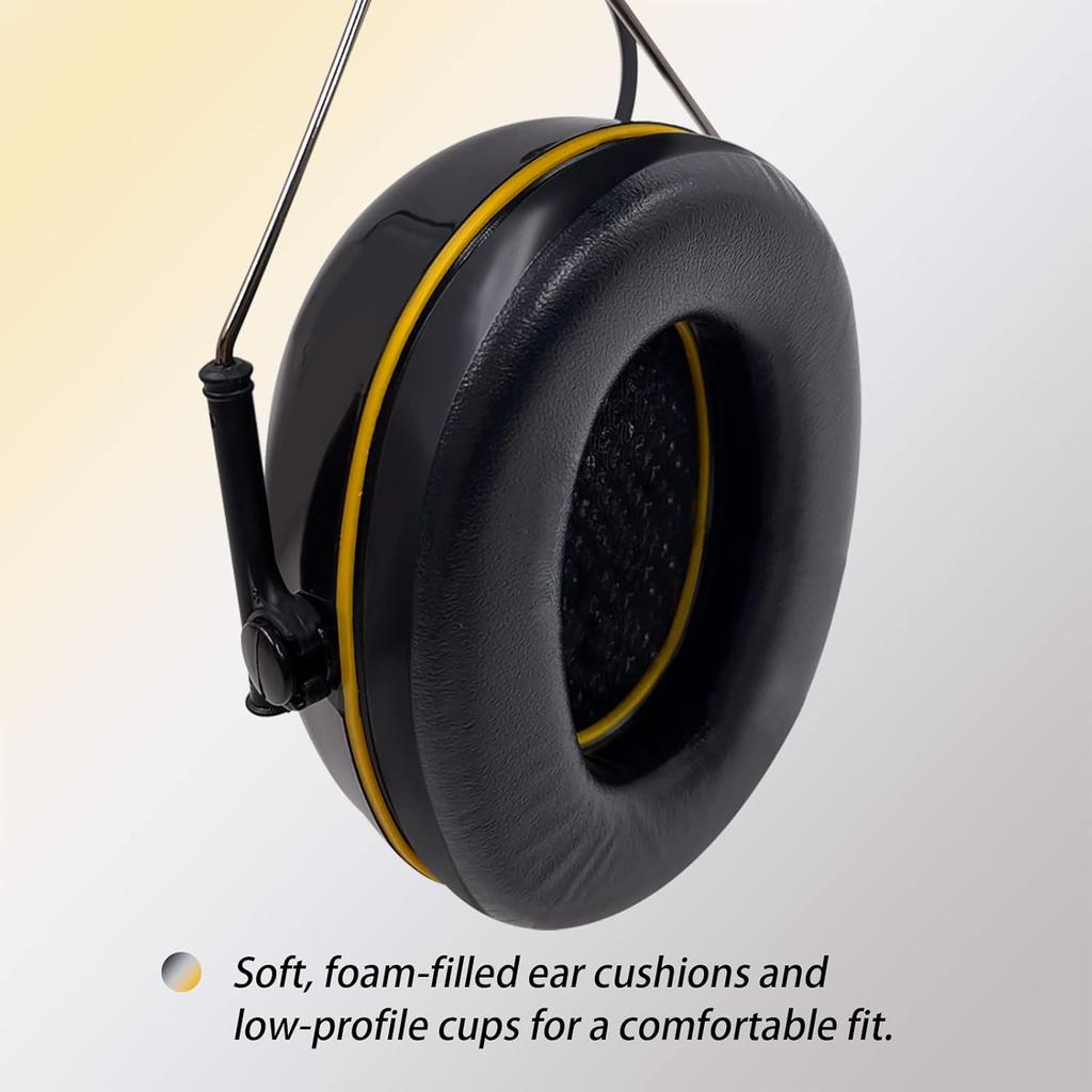 inf protear(Upgraded E6850 Bluetooth Hearing Protection with Integrated Microphone, High-Fidelity Speakers,120H+Playtime, Ideal Ear Muffs for Noise