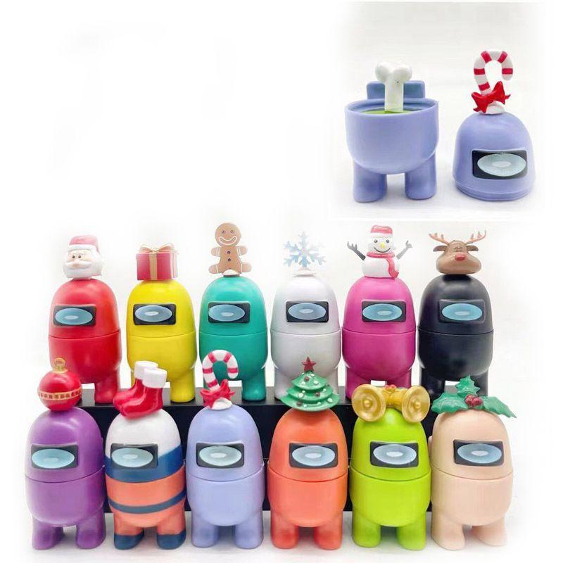 Action Christmas 12pcs Figure Crewmate Impostor Game Car Desktop Decor