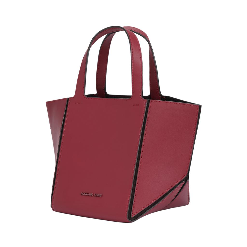 Michael Kors MK Jordi Logo Open Tote Bag Women Tote Bags Deep-Red 30F4T9JT5L-609