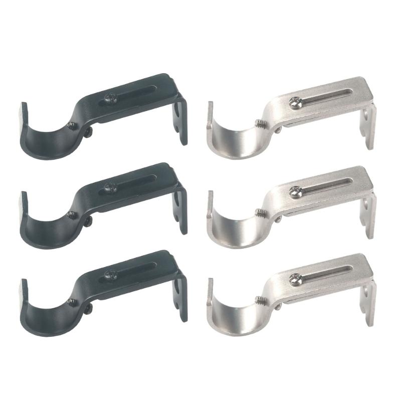 Adjustment Curtain Rod Support Modern Curtain Rod Bracket Window Rod Hold Expandable Rod Support Bracket for Bedroom
