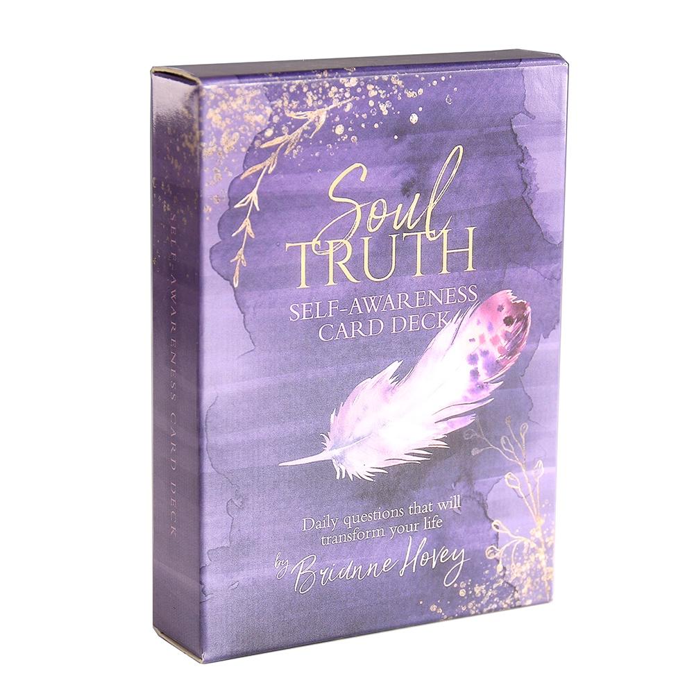 Soul Truth Self Awareness Card Deck New Tarot Cards for Beginners with Guidebook Card Game Board