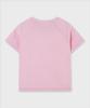PLAC WOMEN Velour Raglan Short Sleeve T-Shirt Pink