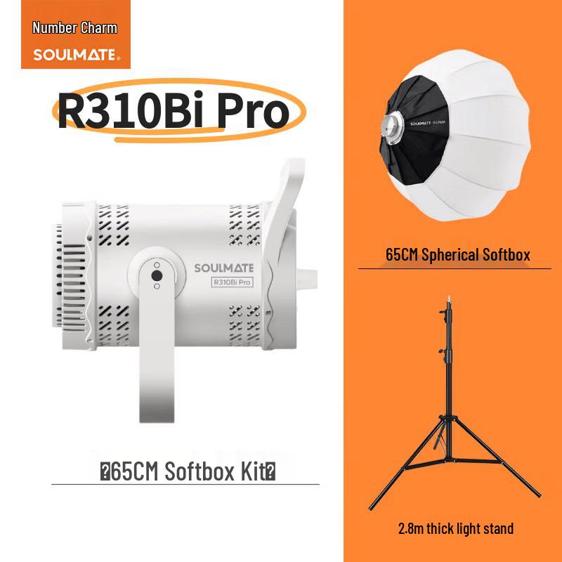SOULMATE R310Bi Pro Bi-Color COB LED Studio Light Kit