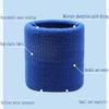 1 Pair Solid Color Wrist Protection Sports Anti-sweat Wristband with Sweat Absorption Breathable Sports Accessories