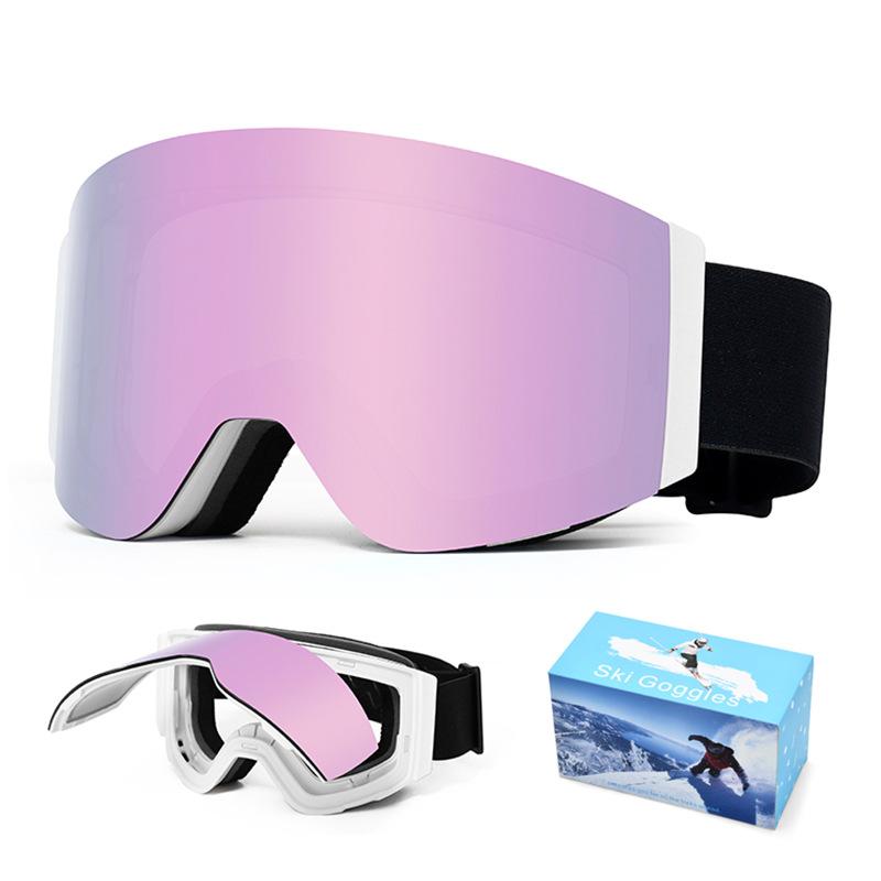 Alpine Skiing goggles high definition anti-fog fashion ski glasses