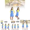 Entzückendes gelbes Minion Cosplay Kostüm für Frauen Perfekt für Halloween-Partys und Events