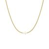 Exquisite Stainless Steel Horizontal Cross Box Chain Necklace