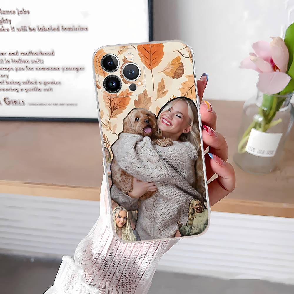 Singer F-Freya Skye TPU Silikon Hülle Für IPhone 11 12 13 14 15 16 17 Pro Max Stoßfest Klare Rückseite