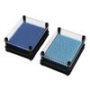 2Pcs 3D Pin Art Toys Decompress Sturdy Frame Interesting Durable Novel Blue Pin Art for Office