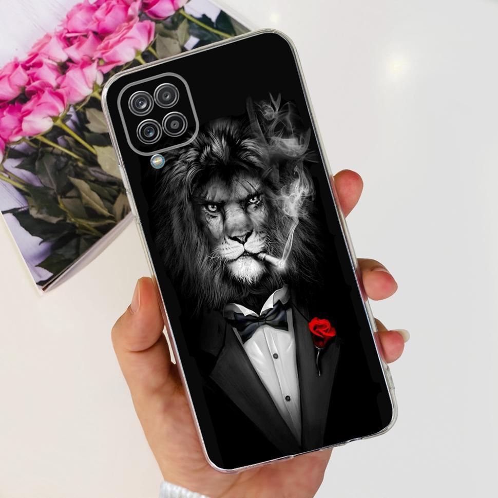 For Samsung Galaxy A12 Case Cute Fashion Patterned Cover For Samsung A 12 GalaxyA12 Soft TPU Silicone Phone Case Shell 6.5"