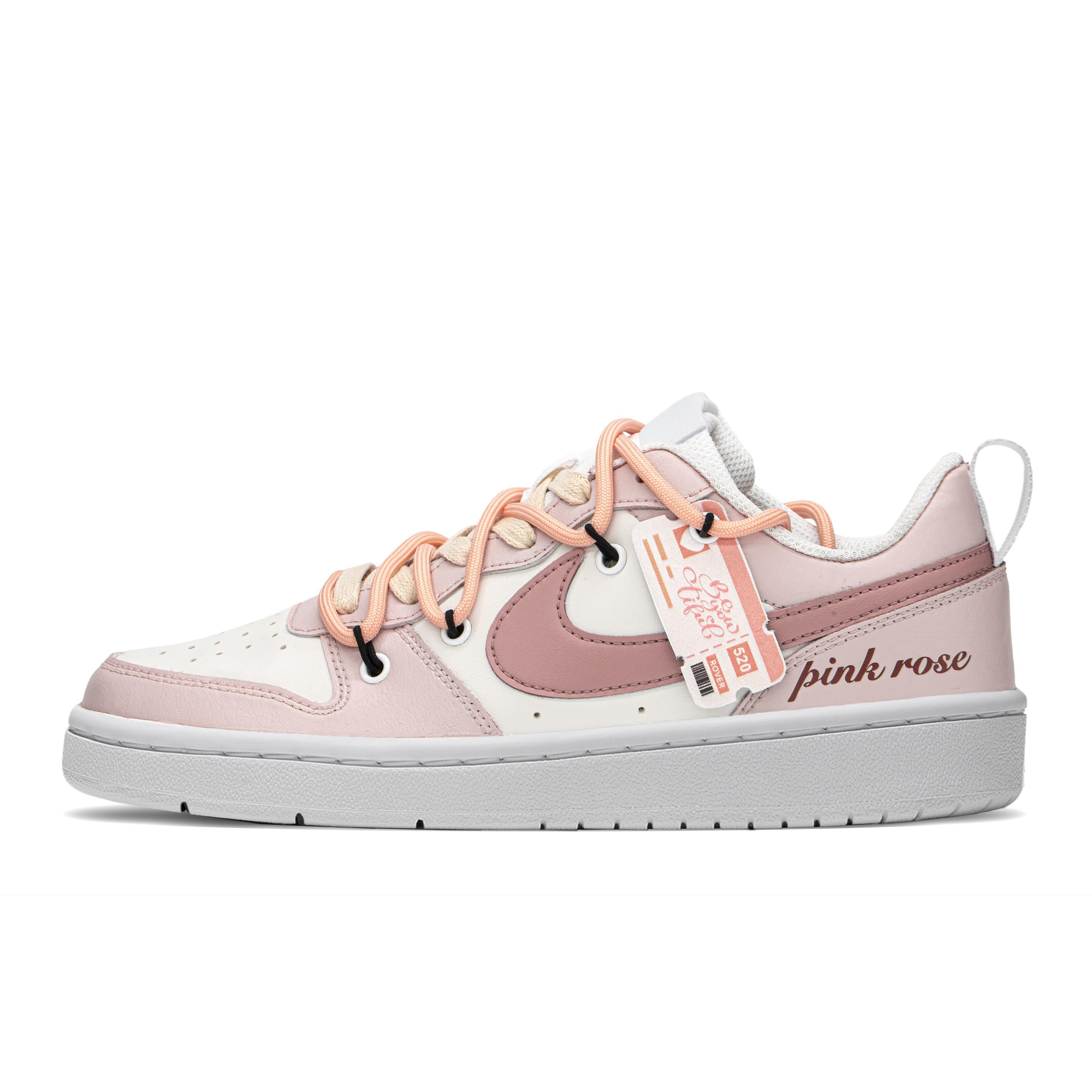 

Nike Court Borough Slip Resistant Abrasion Resistant Slip Resistant Abrasion Resistant Low top Skateboard Shoes GS BQ5448-100(TeamA-CB) 40