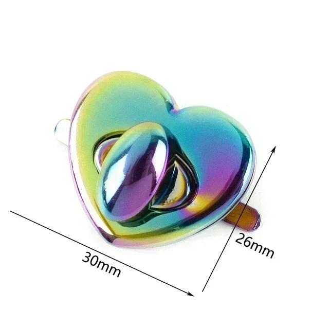 Meetee 2/5/8 Bucăți Cataramă Metalică Colorată cu Blocare pentru Geantă de Mână Portofel Cutie de Monede Cataramă Padlock Decorativ Accesorii Hardware Înlocuibile pentru Genți