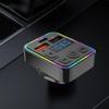Car FM Transmitter MP3 Wireless Transmitter Double USB with Type-C Port Receiver Plug-and-play for Truck Radio Conversion RV