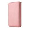 Flip Zipper Magnetic Card Solt Leather Wallet Case For iPhone 17 Pro Max 16 Plus 15 Plus 14 13 12 11 Shockproof Hand Strap Cover