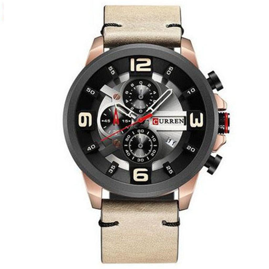 Men's Waterproof Luminous Running Alarm Clock Watch