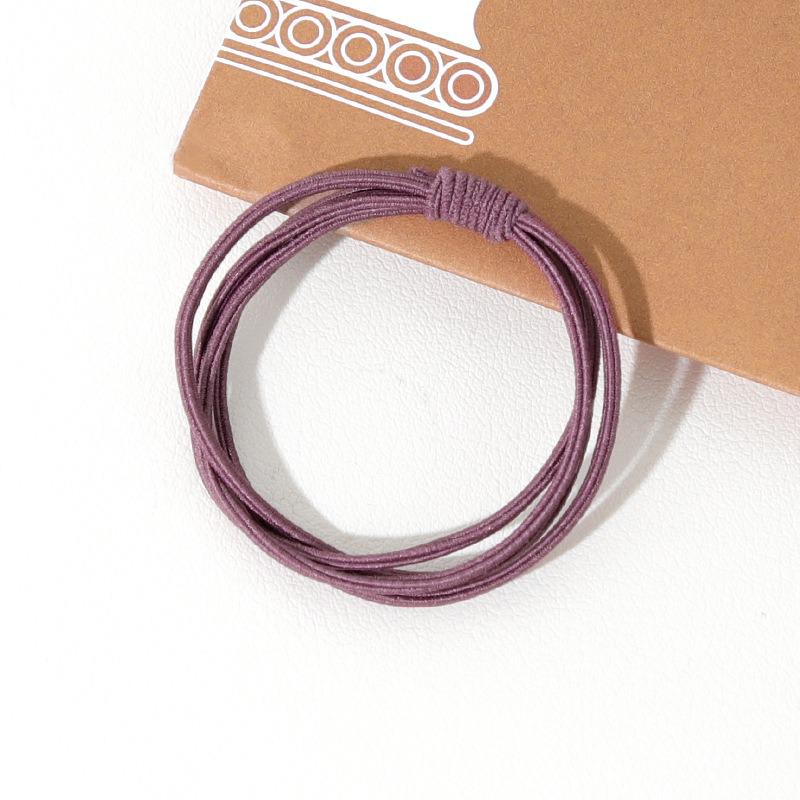 4-in-1 High Elastic Knotted Women's Hair Ties and Bands for Ponytails