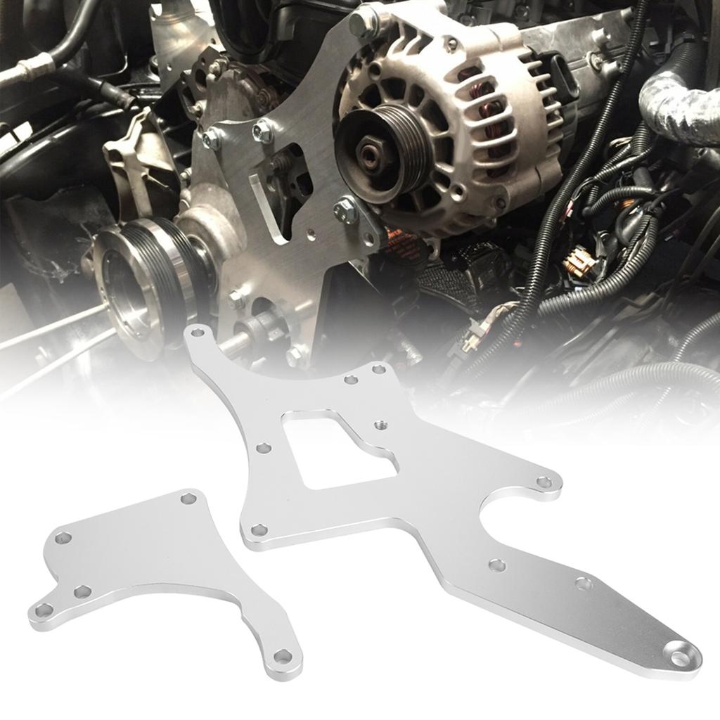 Engine Serpentine Bracket Alternator & Power Steering Pump Fit for LS Intake Manifolds 26?1029