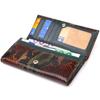 Women's Horizontal Wallet Made of Genuine Leather with Snake Embossing CANPELLINI Wallet 21648 Multicolour