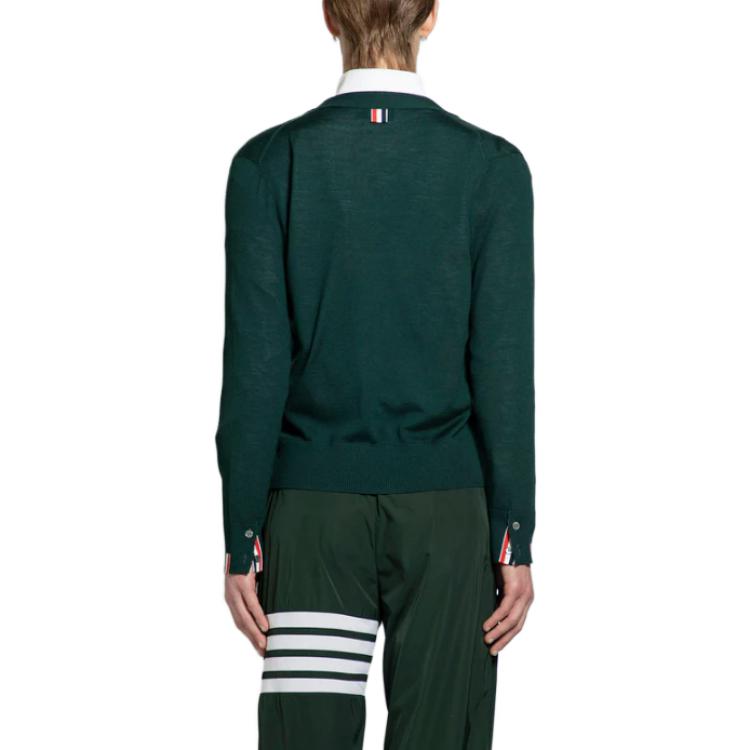 THOM BROWNE Button Up Knitted Cardigan MKC489A-Y1014-310