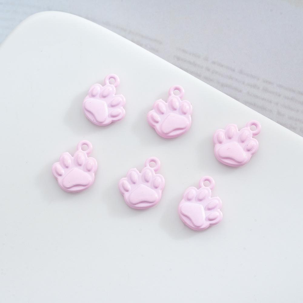 10X12Mm Legierung Farbig Katze Kralle Anhänger Halskette Armband Anhänger DIY Handgefertigter Schmuck Tierkralle Zubehör Produktion