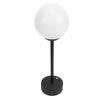 Globe Shade Table Lamp, Elegant Aluminum Alloy Bedside Light with   for Bedroom, Living Room