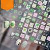 Trendy Japanese Cartoon Stickers Light Clover Design Scrapbook Journal Sticker Self-Adhesive Decals for Manicure Decoration