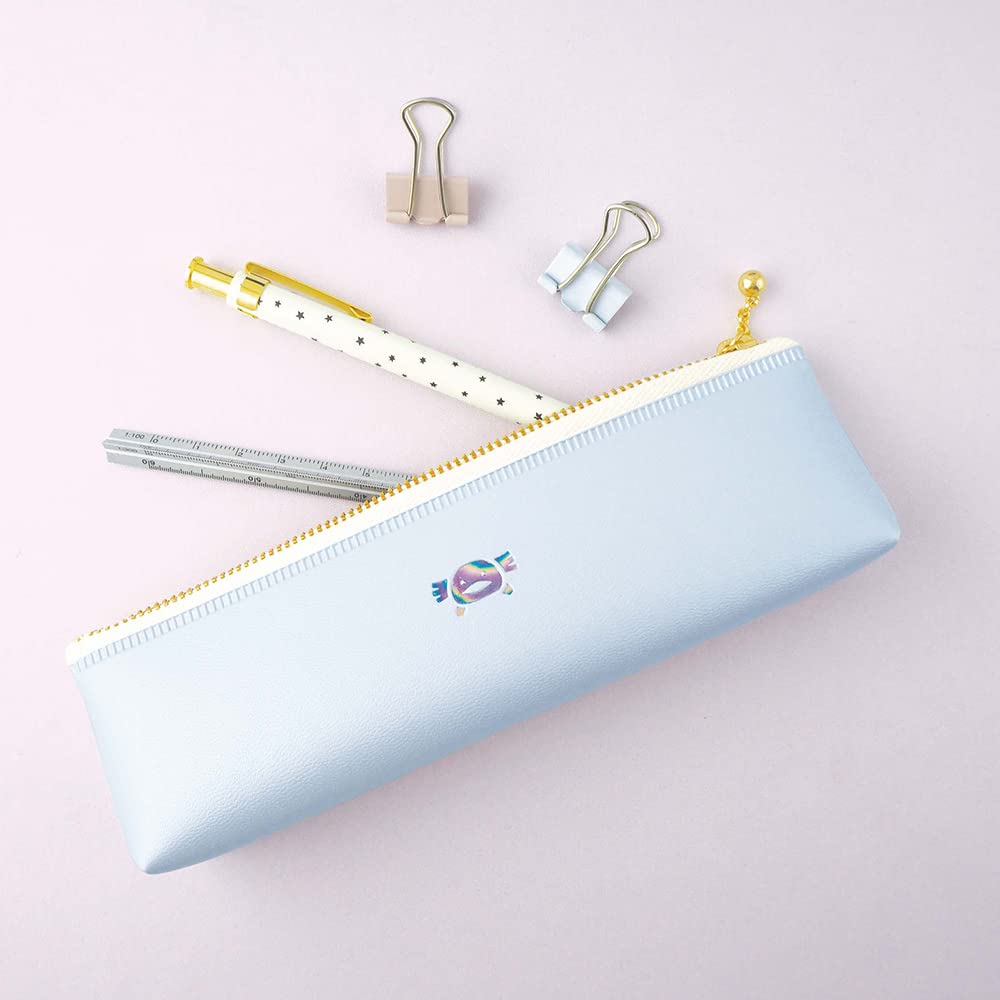 El Commune Matca Pencil Case, Hedgehog Design, Greige, PPC-025