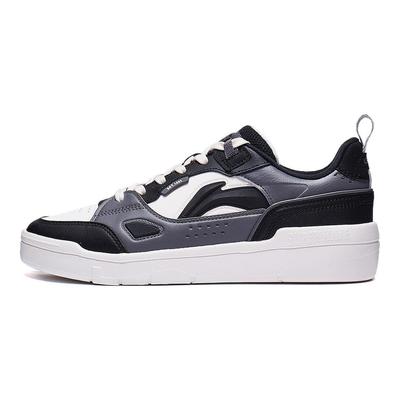 Li Ning Common Années 80 Résistantes à l'usure Et Légères Basse tige Chaussures de Skateboard Homme Noir AGCT227-3