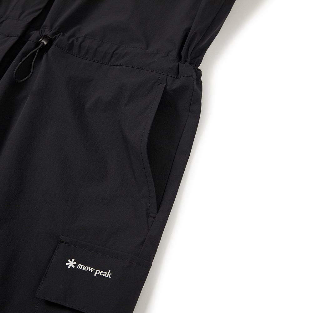 SNOWPEAK Syntech Women's Woven Shorts Jumpsuit Black (S24MWSOP33)