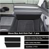 For Tesla Model 3 Y 2026 Car Door Anti-kick Mat Panel Leather Carbon Fiber Interior Glove Box Protective Sticker Car Accessories