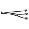 12VHPWR PCIE 5.0 Type A 90 Degree Extension Cable 12VHPWR 12+4Pin to 3x8Pin GPU Cable for 3090Ti 4090 4080 Graphics Card