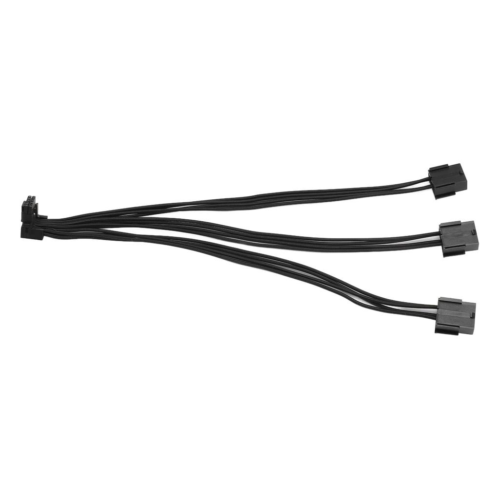 12VHPWR PCIE 5.0 Type A 90 Degree Extension Cable 12VHPWR 12+4Pin to 3x8Pin GPU Cable for 3090Ti 4090 4080 Graphics Card