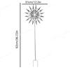 Modern Minimalist Wrought Iron Outdoor Garden Windmill Ornaments