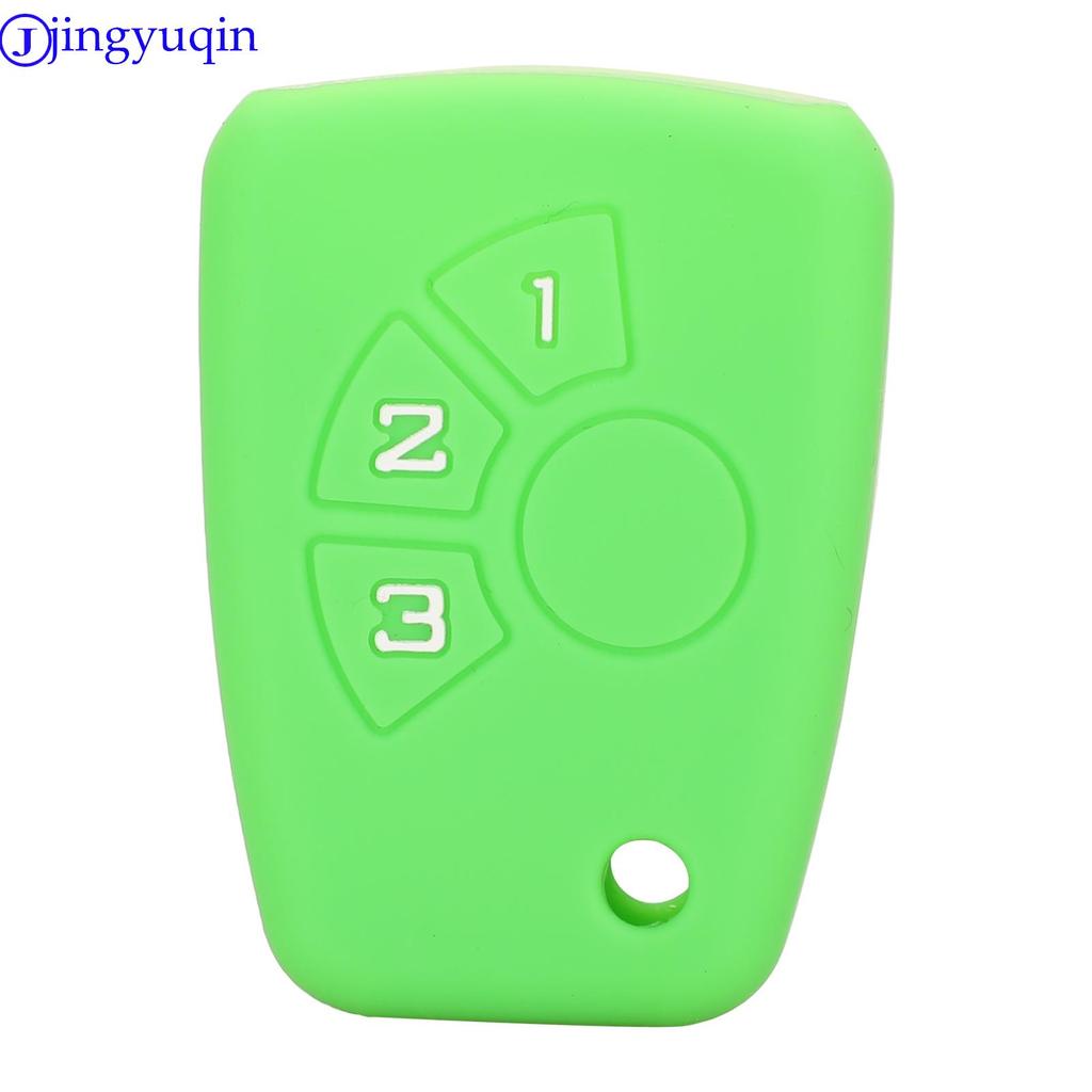 Jingyuqin Styling Remote Car Key Fob Silicone Case Cover Protector For Chevrolet Cruze Spark Onix Silverado Volt Aveo Sonic 4BTN