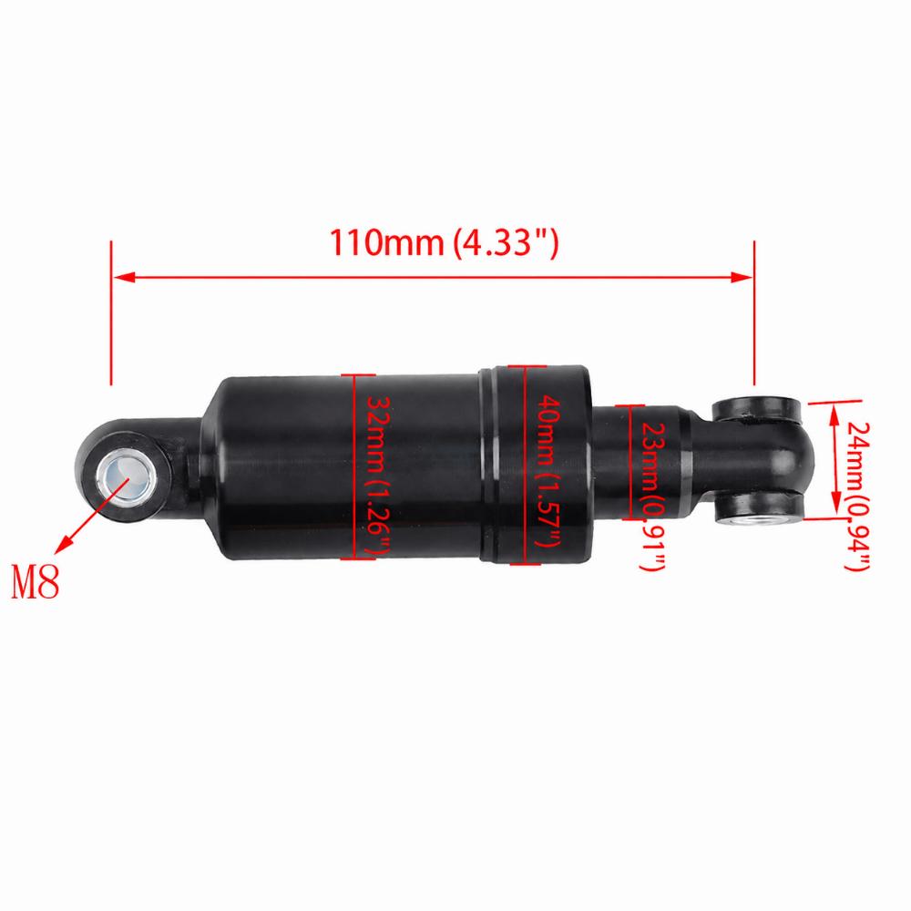 Anti Vibration Electric Scooter Rear Shock Absorber Scooter Suspension Damper Electric Bikes