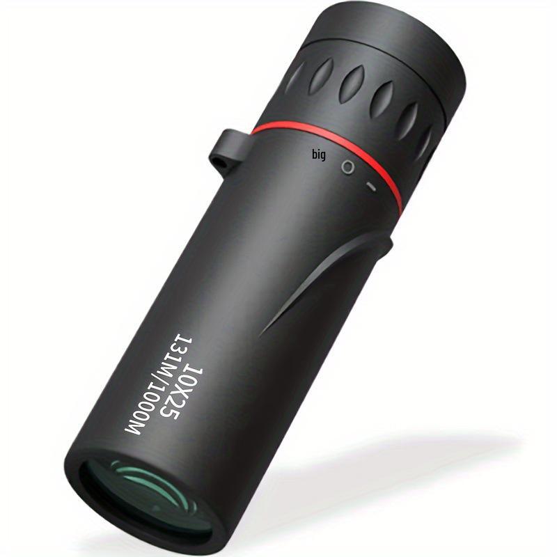10X25 High Magnification HD Monocular Telescope - Low Light Night Vision, Portable for Sports & Mobile Photography