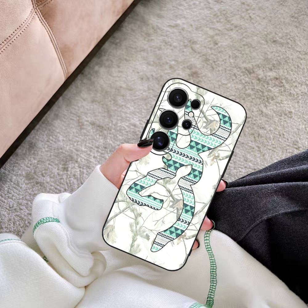 

B-Browning Logo Phone Case For Samsung S 24 Fe 25 Ultra Plus 20 Lite 21 30 22 23 24 22 Ultra 5G Fundas Samsung S23 Plus 5G