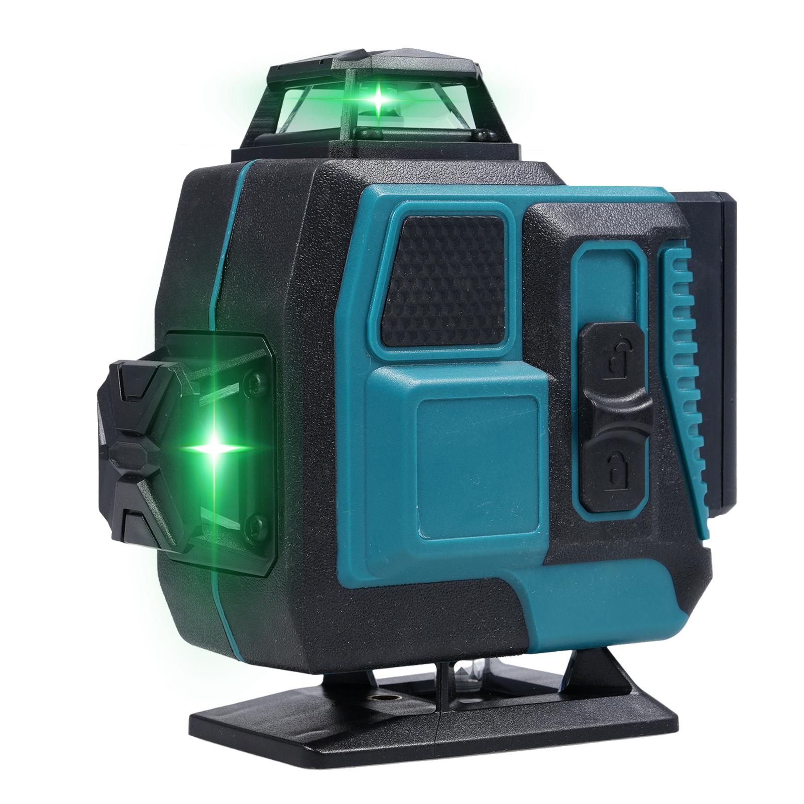 

Многофункциональный 4D 16-линейный лазерный уровень 3 градуса самонивелирующийся станок USB перезаряжаемый литиевый аккумулятор EU