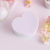 Jewelry Organizer Heart Shape Makeup Box with Mirror Cosmetic Storage Container for Earrings Rings Necklaces Display