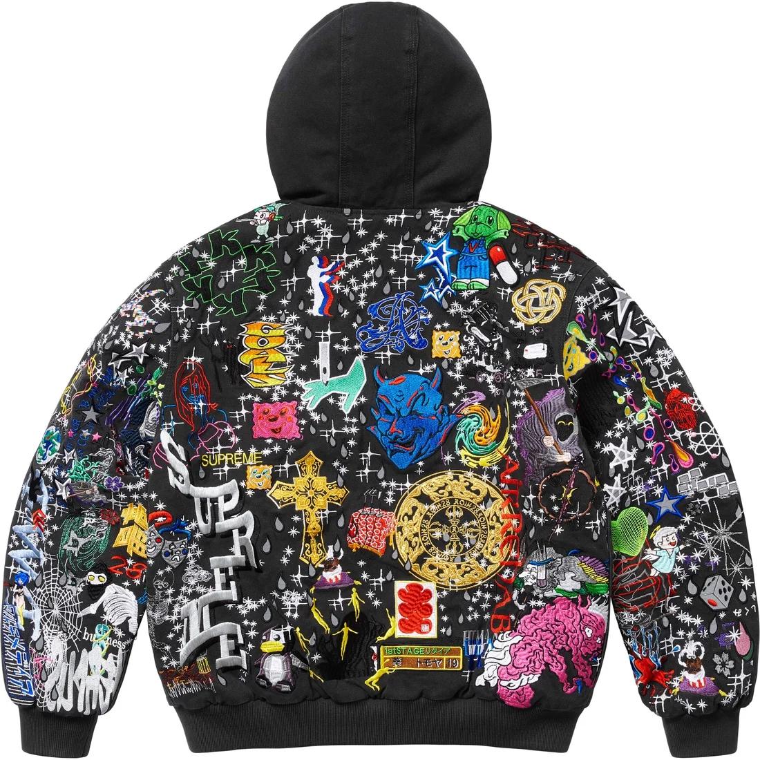 Supreme Aoi Embroidered Hooded Work Jacket