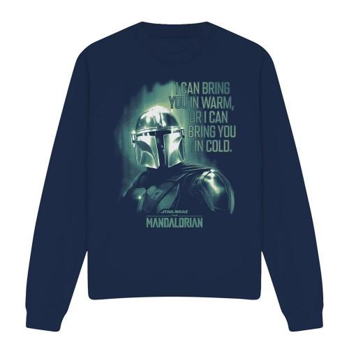 Star Wars: The Mandalorian Unisex Adult Bring You In Cold Quote Sweatshirt