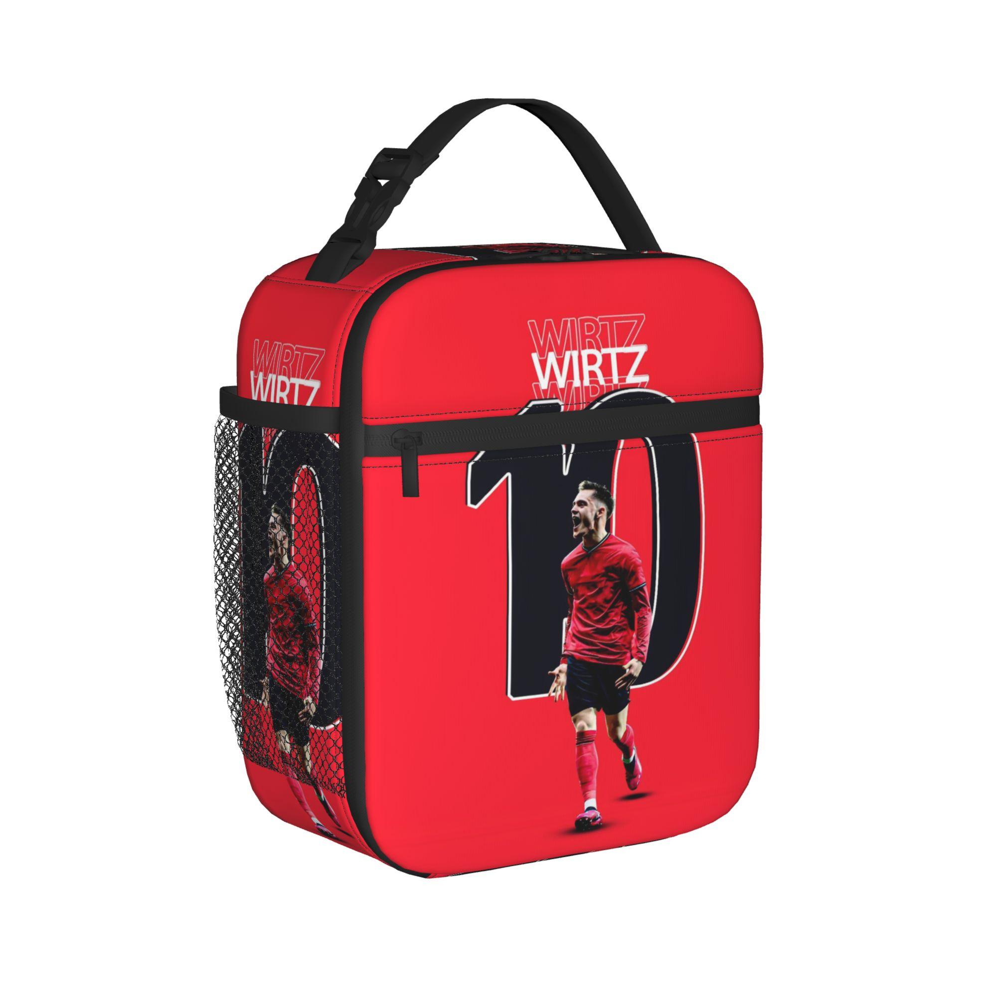 Florian Wirtz Number 7 Insulated Lunch Bags Leakproof Football Soccer Meal Container Thermal Bag Tote Lunch Box School Outdoor One Size