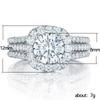 Bright Cubic Zirconia Wedding Bands Female Fashion Ring Accessories Gorgeous Lady Engagement Ceremony Jewelry Wholesale