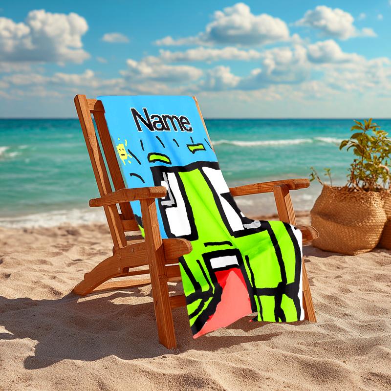 Personalized Customized Proof Beach Towel with Gaming Unspeakable Pattern - Soft, Absorbent,quick-drying,perfect Swimming,camping&bathing