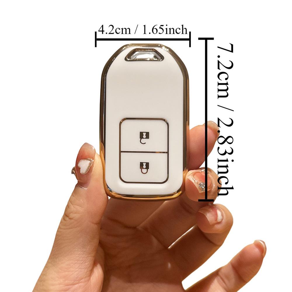 2 3 4 butoane TPU husă pentru chei de mașină la distanță pentru Honda Civic Accord Vezel Fit CRV HRV Crz Hrv Polit Jazz Jade Accesorii