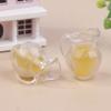 2Pcs Dollhouse Simulation Lemon Orange Juice Beverage Kettle Model Orange Juice Drinks Doll Accessories Decorative Props