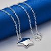 925 Sterling Silver 16-30 Inch Sparkling Star Pendant Necklace for Women's Fashion Wedding Jewelry Accessories