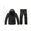 Men's Autumn and Winter Warm Outdoor Tactical Suit Overalls Suit Warm Jacket + Trousers 2-piece Set