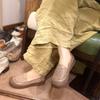 Sandals Comfort Soft Mom's Shoes Flat Sole Women's Shoes Hollow Genuine Leather Shoes Middle-aged Mother's Loafers Shoes
